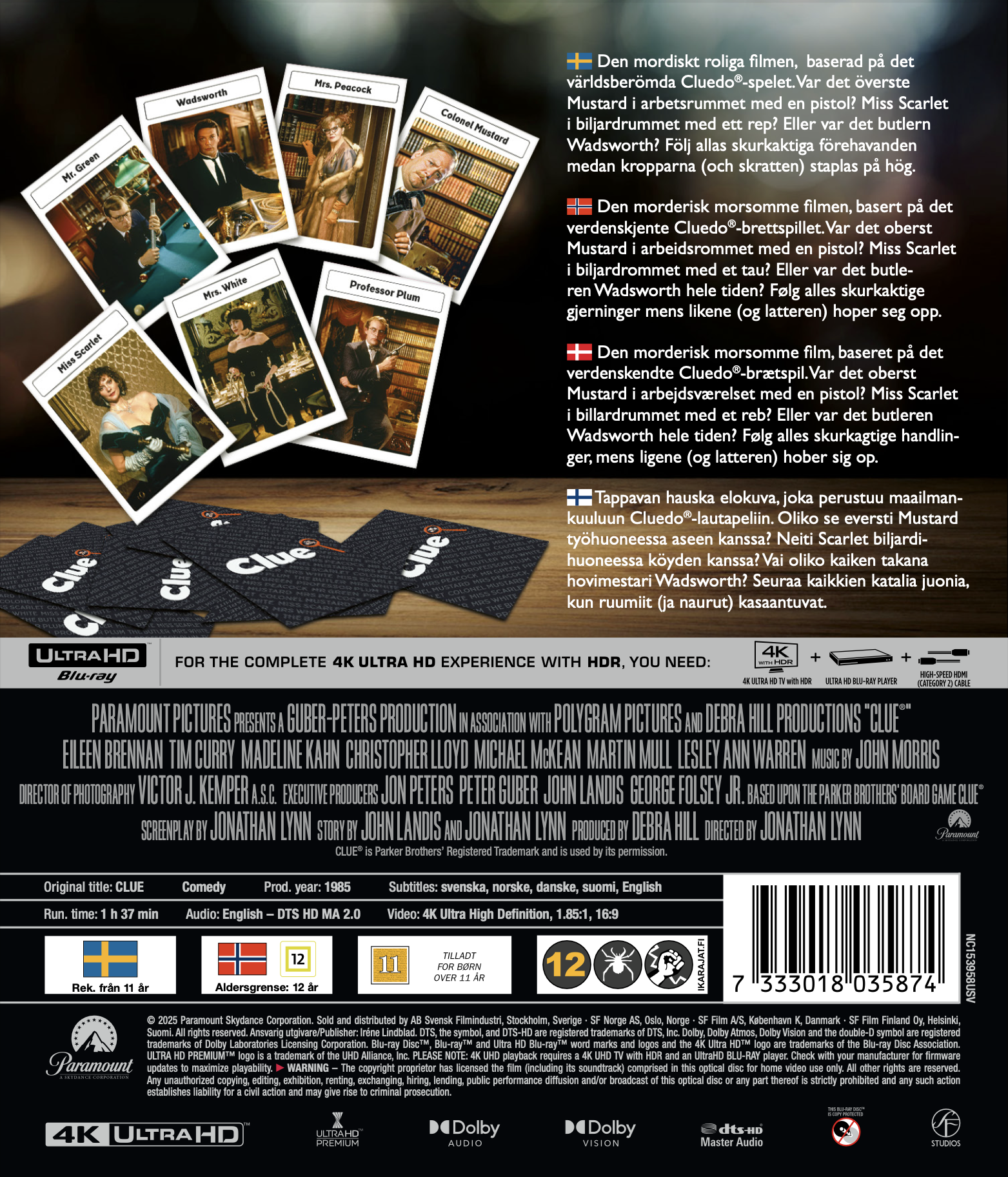Clue (4K Ultra HD) - 2