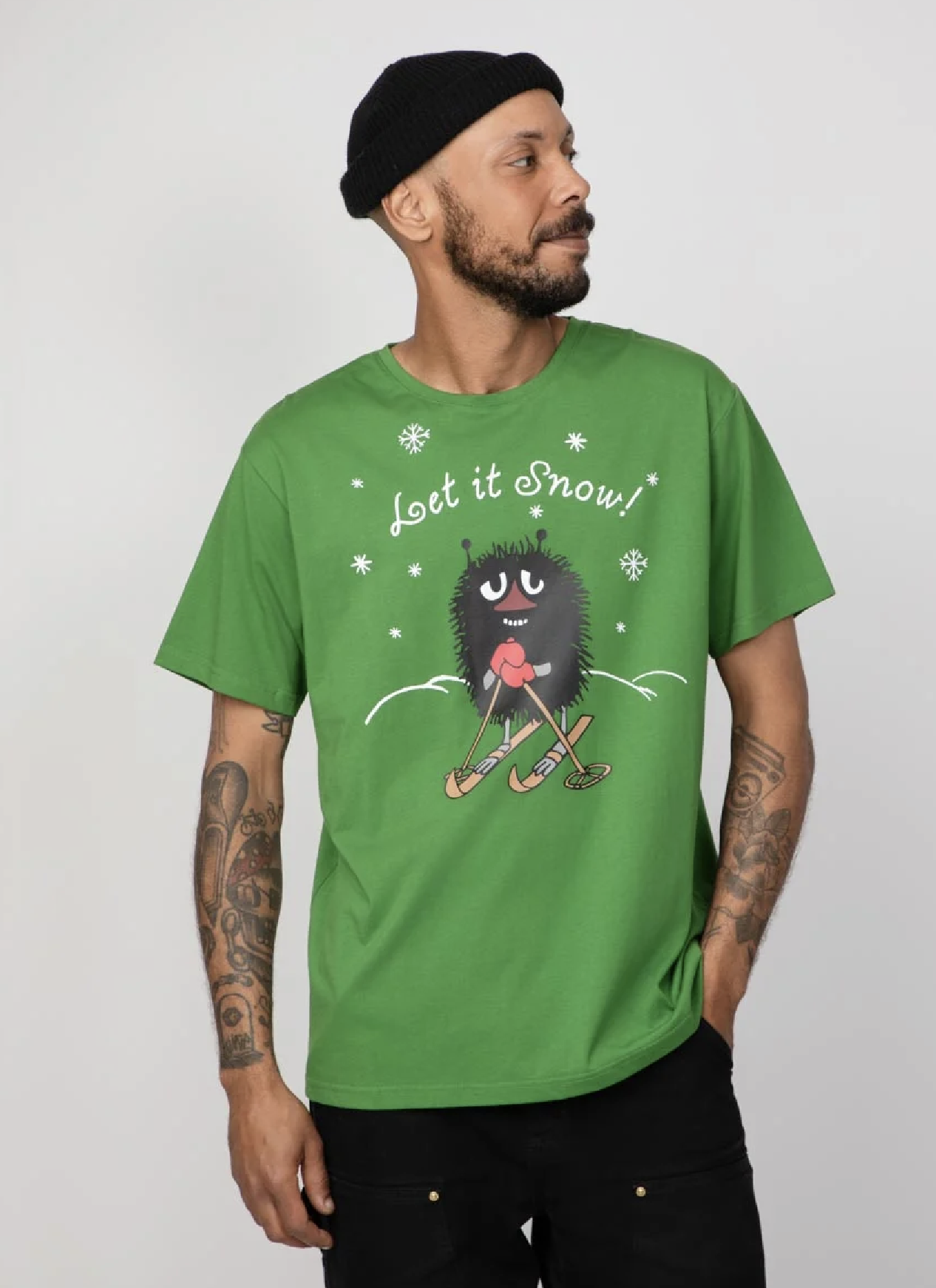 Mumin Vuxen T-shirt (Unisex) - Stinky - Let it snow (Finns även för barn) - 4