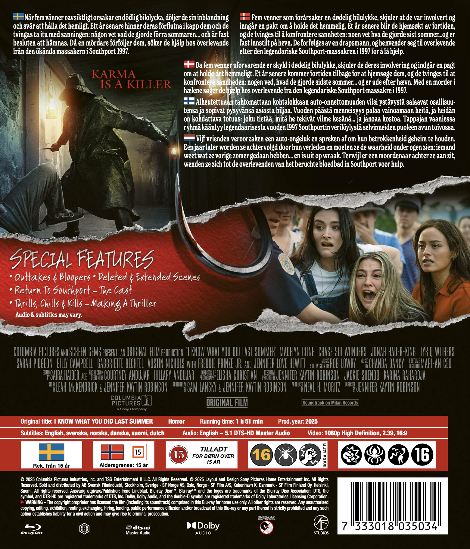 I Know What You Did Last Summer (2025) (Blu-ray) - 2