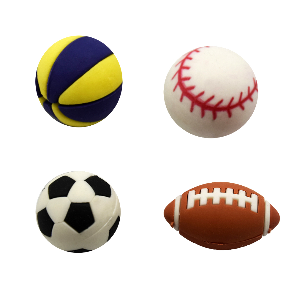 Erasers Sport Balls 4-Pack - 2