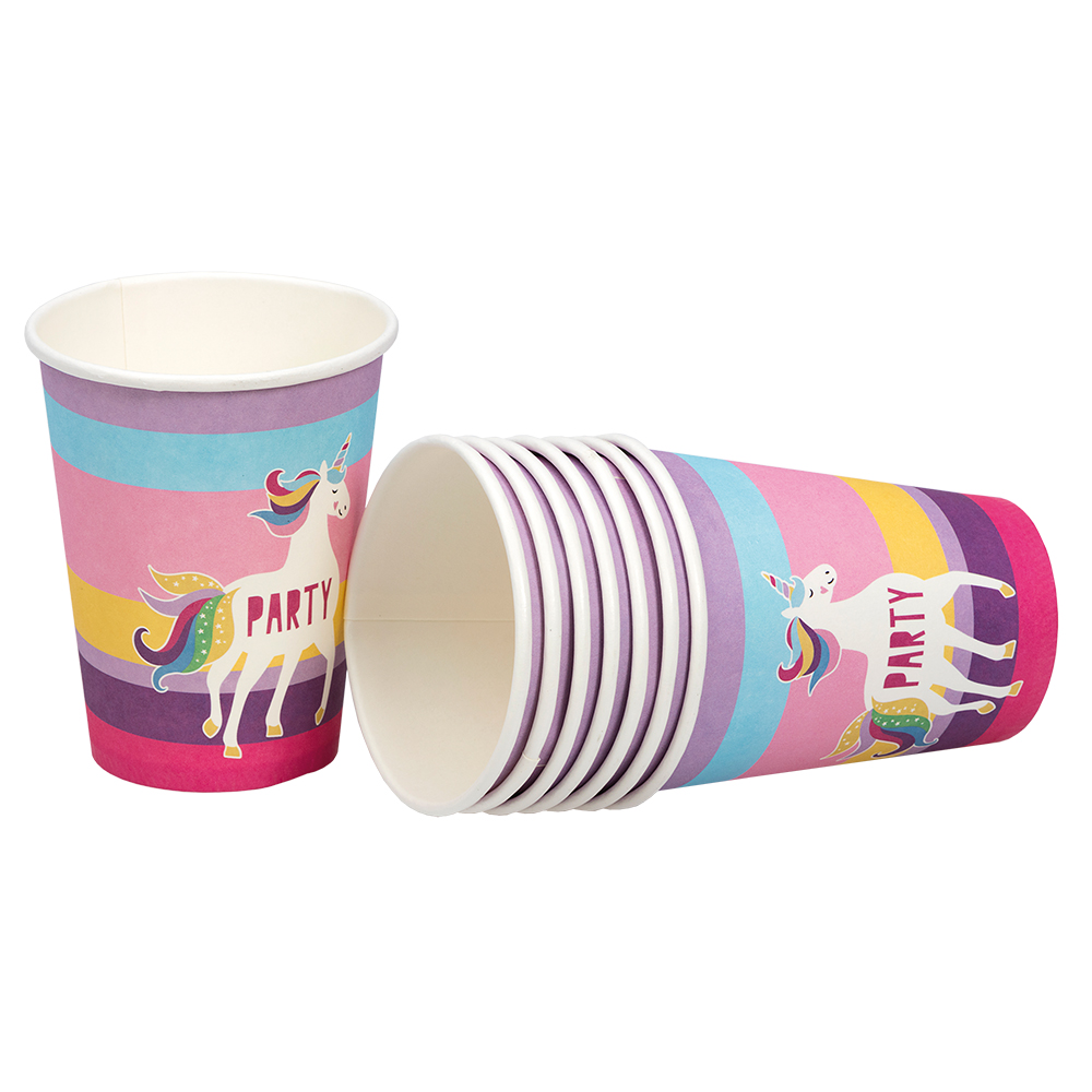 Pappersmugg Unicorn 8-Pack
