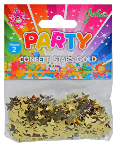 Confetti Stars Gold