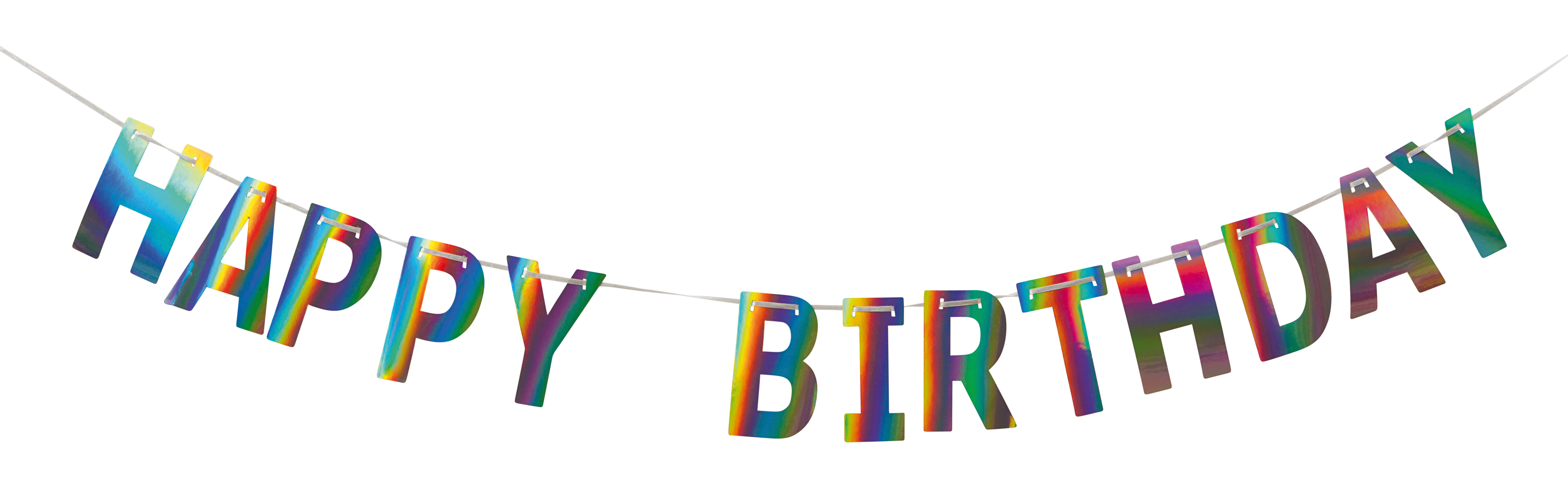 Garland Shimmer Happy Birthday