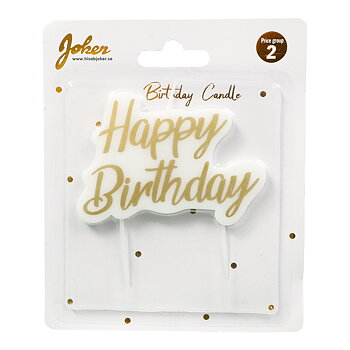 Tårtljus Happy Birthday
