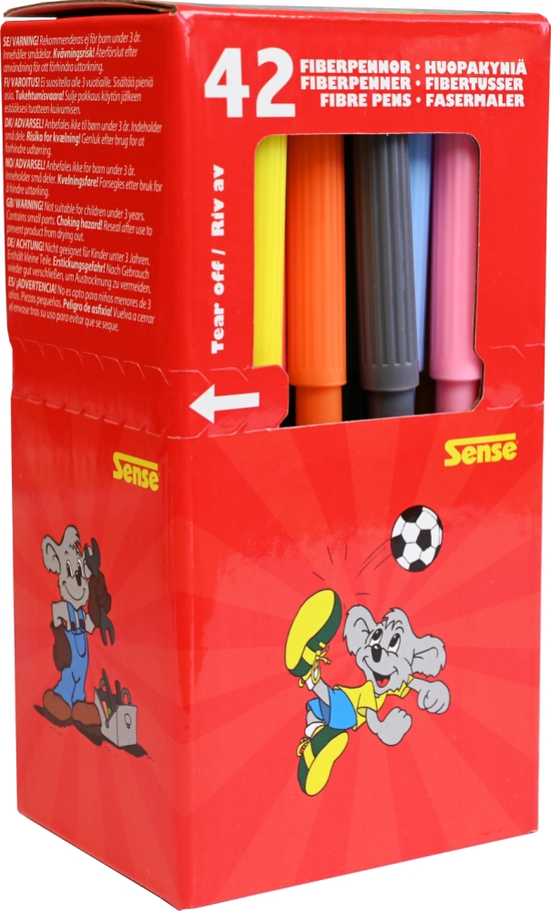 Sense Fiberpennor Fine 42-P I Burk