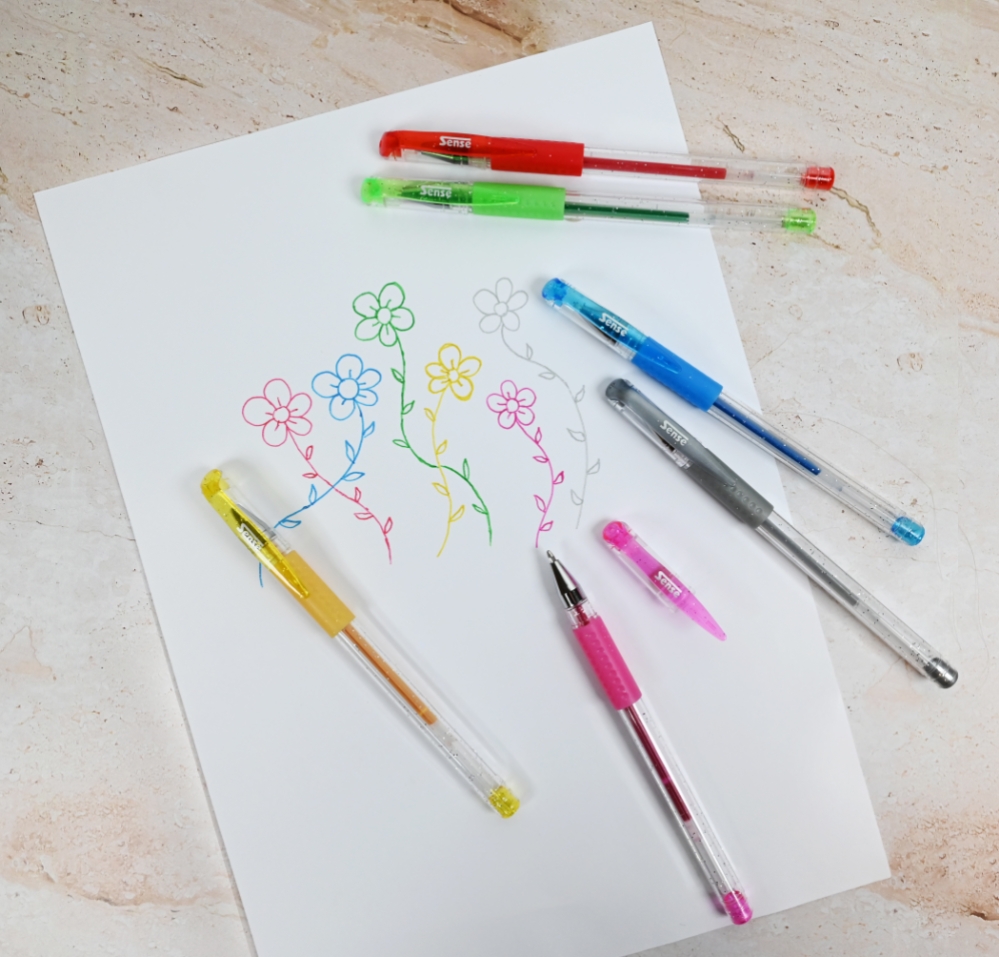 Sense Glitter Gelpennor 6-P - 3