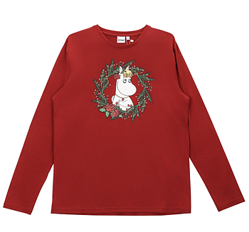 Mumin Vuxen Trikåtröja (Unisex) - Vinterkrans (Finns även för barn)