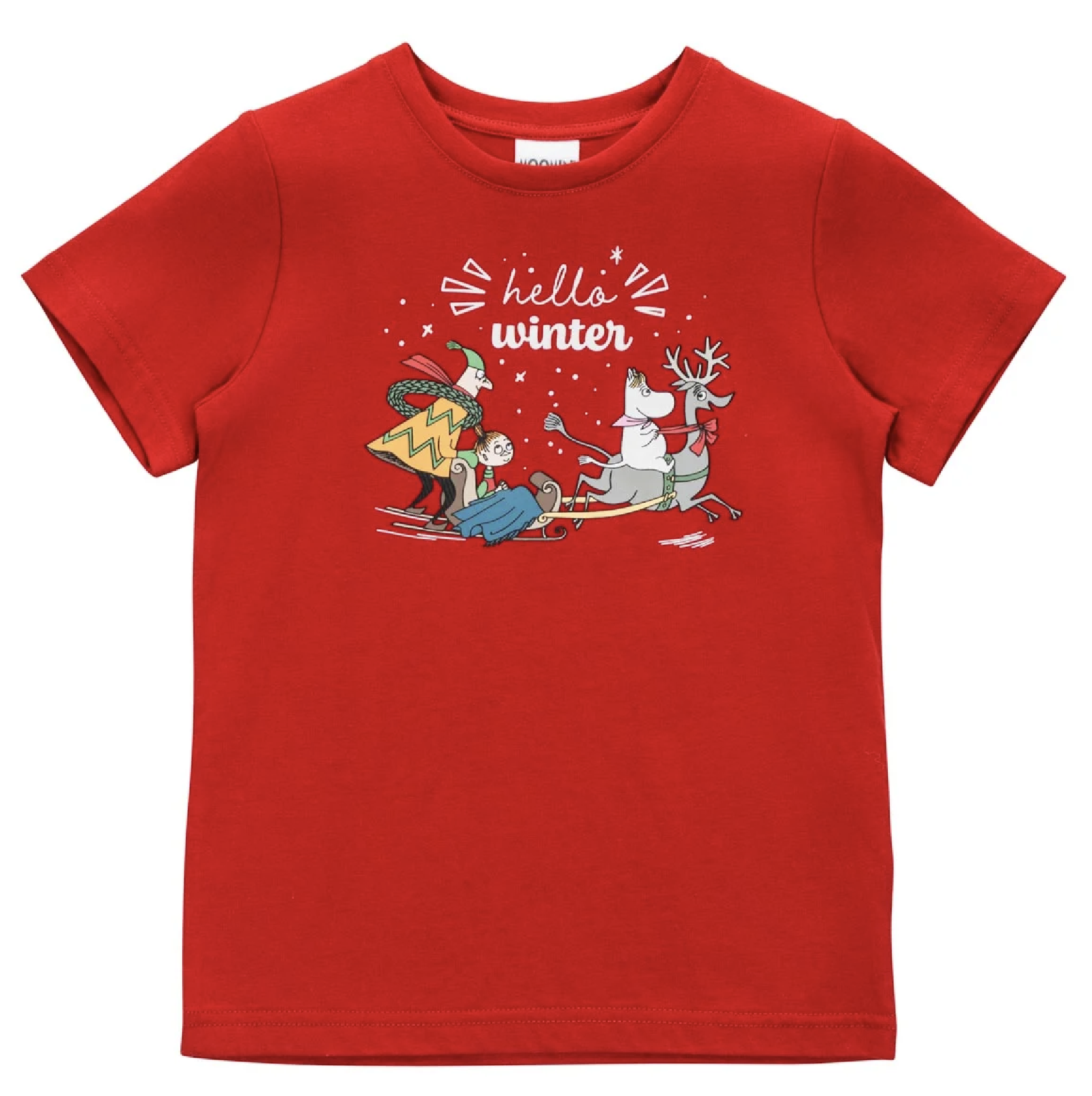 Mumin Barn T-shirt - Hello Winter (Finns även för vuxna)