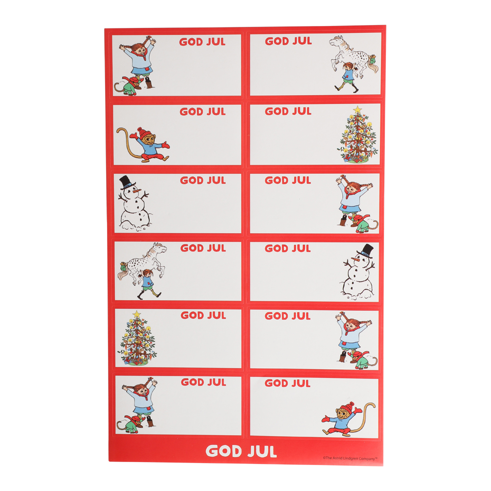 Juladresslapp Pippi - 2