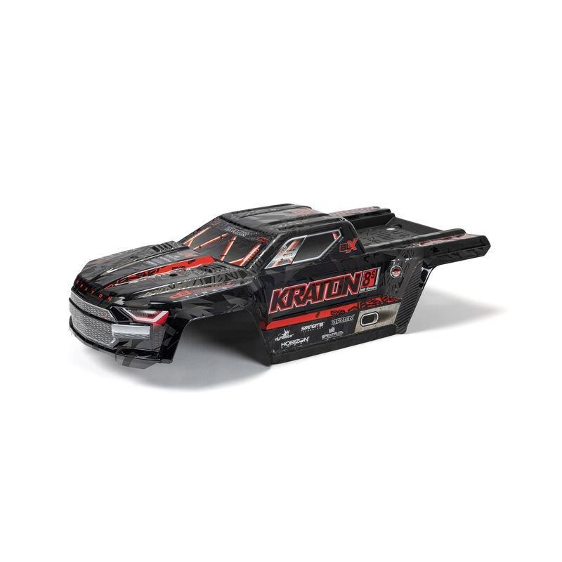 ARRMA 1/5 KRATON 8S Painted Decalled Trimmed Body Black