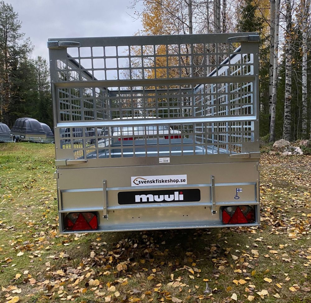 Nätgrindsvagn Muuli 1400SX + Nätgrind/Gallergrind 90cm (EU-Trailer/80 Km/h) - 6