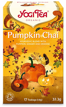  Te Pumpkin Chai 17 påsar Yogi Tea 