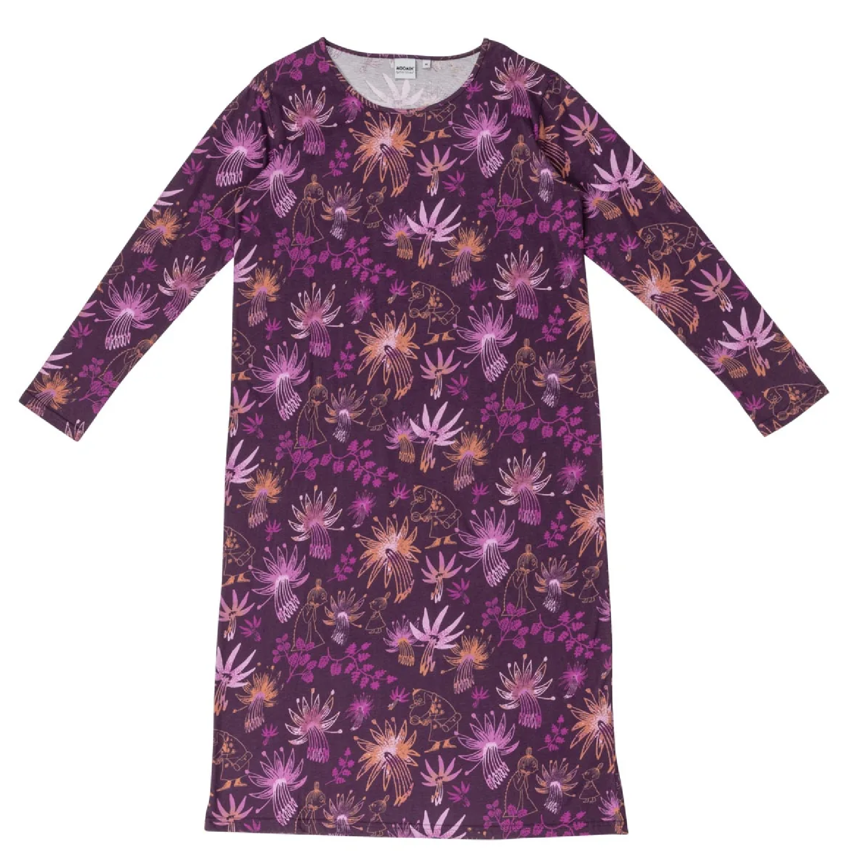 Moomin Lady Nightgown - Miracle purple