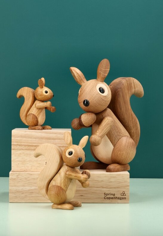 Chippy Ekorre Trädekoration 7,4 cm Ek - 3