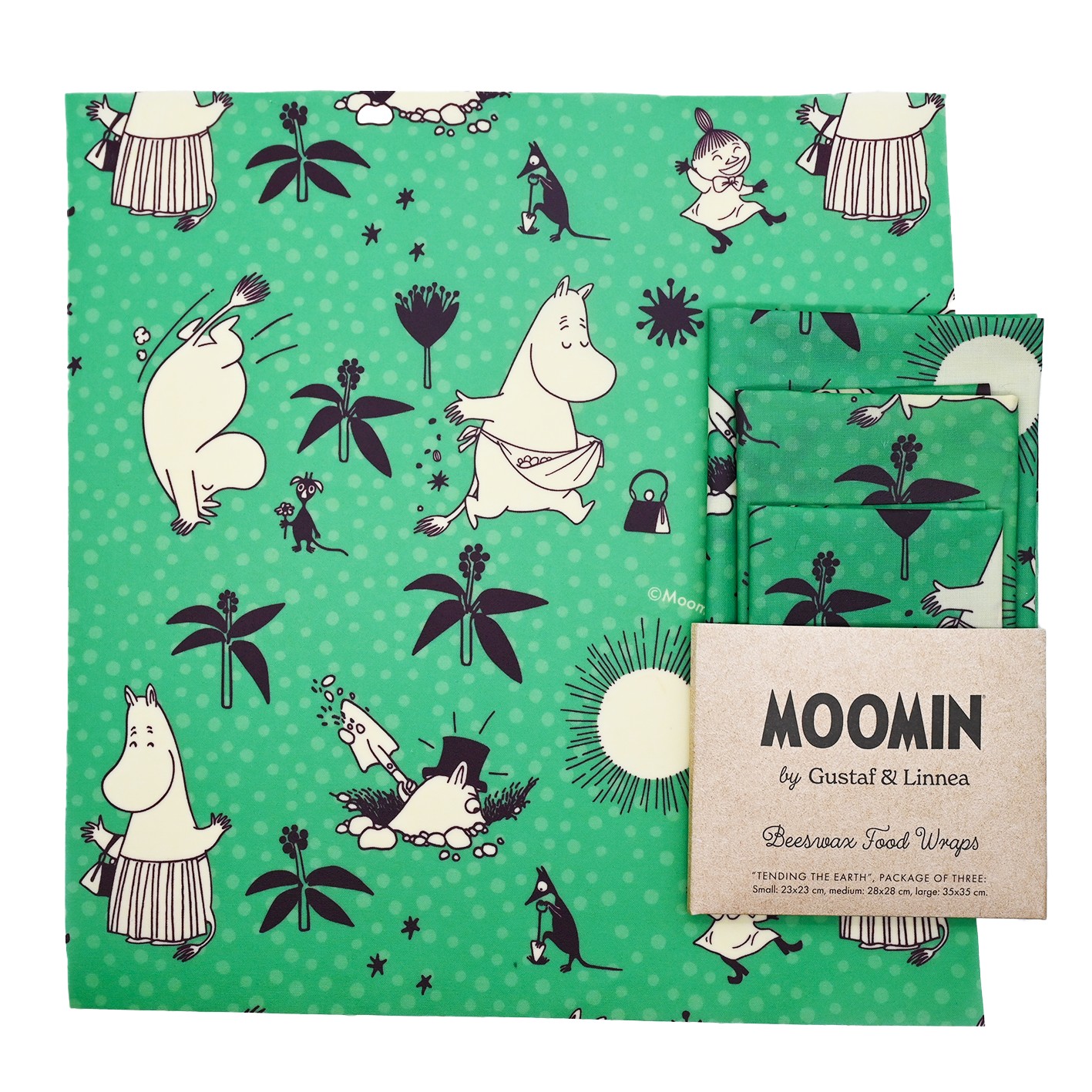 Moomin By G&L Bivaxdukar Tending the earth 3-pack - 2