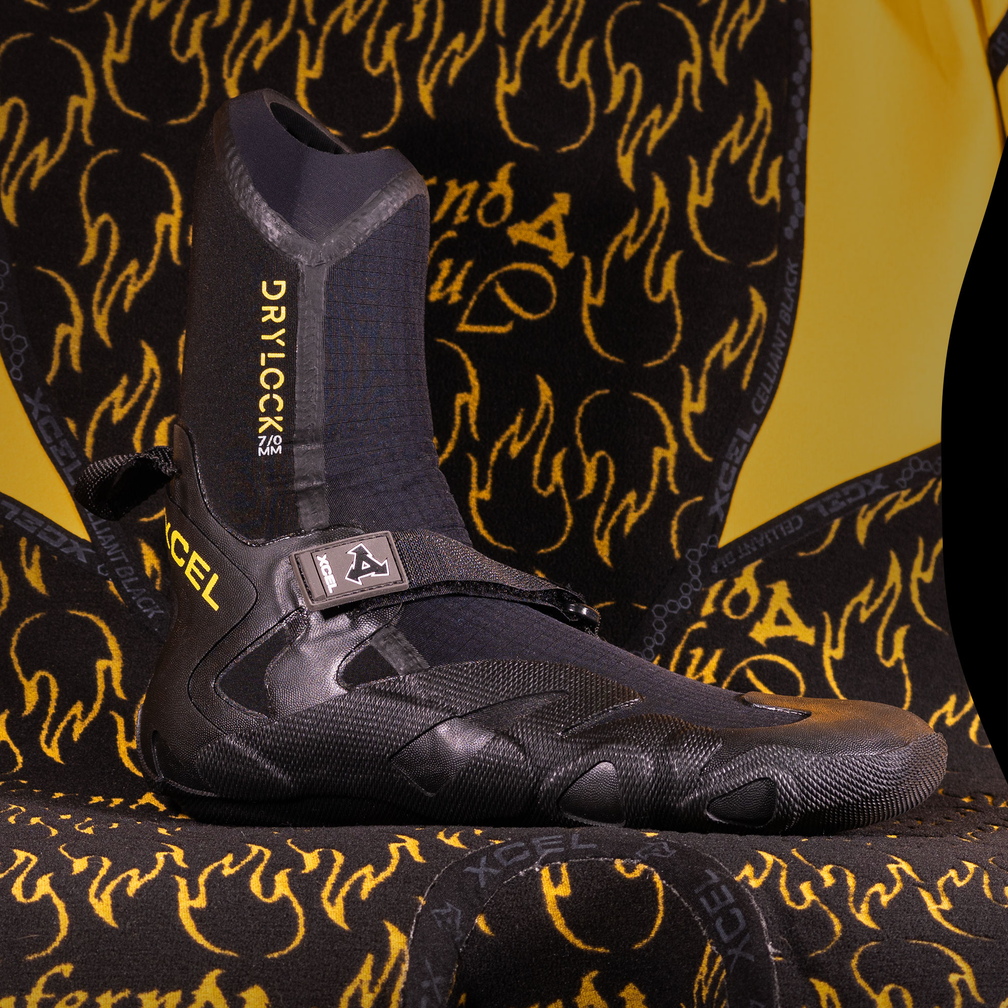Xcel 7mm Drylock Round Toe Wetsuit Boots - 5
