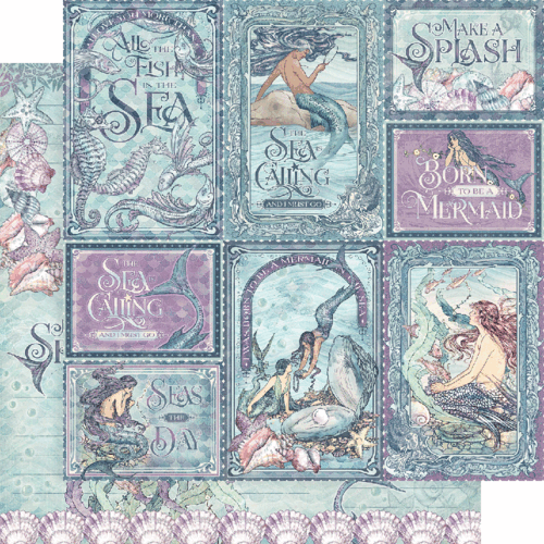  Graphic45 - Make A Splash - Collection Pack 12x12 with Stickers - 4