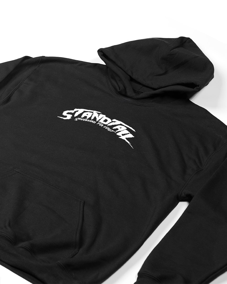 Stand Tall Junior Hoodie - Snowboard För Evigt Black - 2
