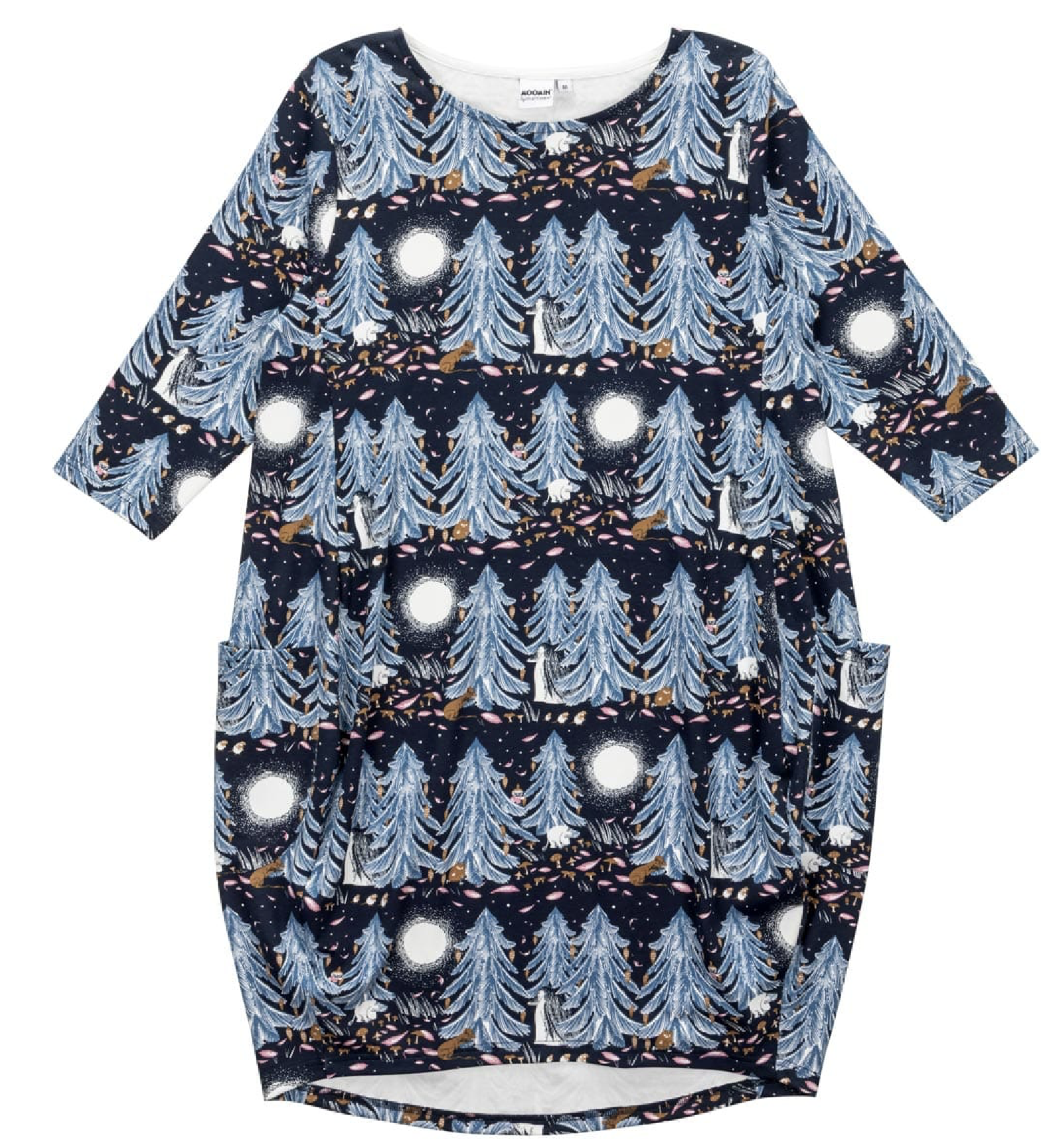 Moomin Women's Dress - Jungle dark blue