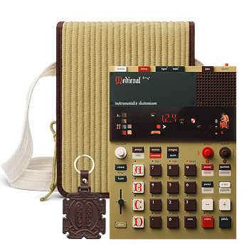 Teenage Engineering EP–1320 medieval + medieval quilted armour bag + keychain