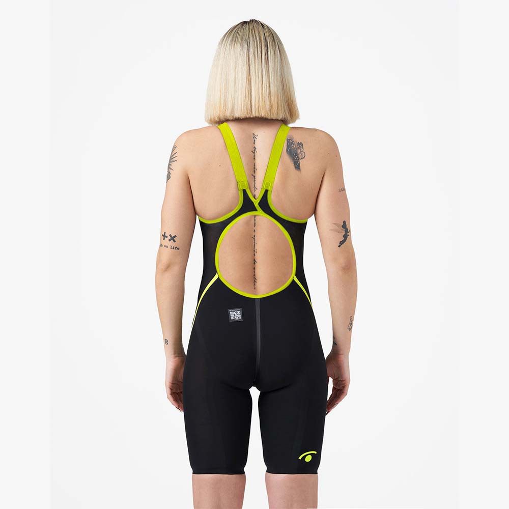 Jaked J-EKO, open back, tävlingsbaddräkt - svart