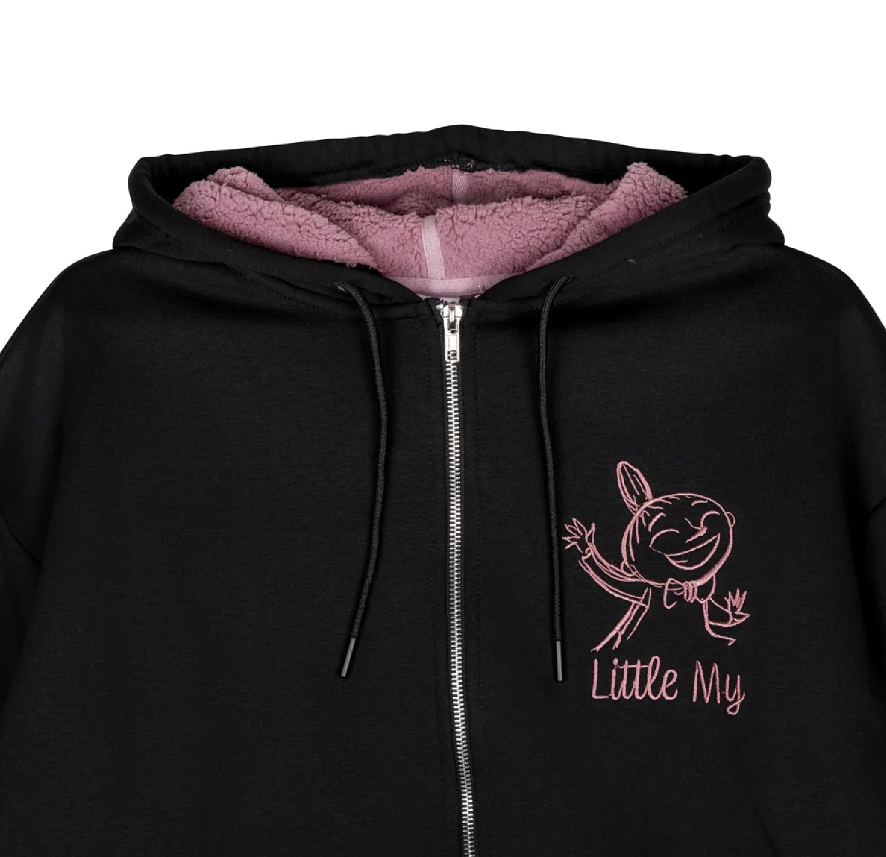 Mumin Dam Vinterhoodie - Lilla My svart - 2