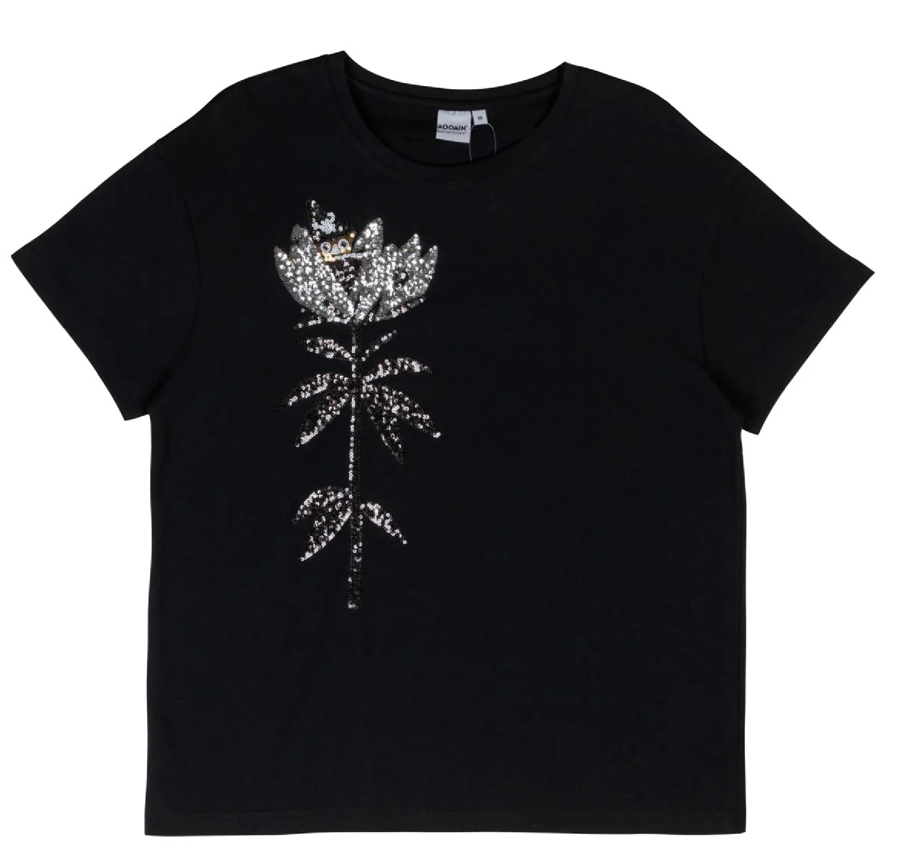 Mumin Dam T-shirt - Förtrollning svart