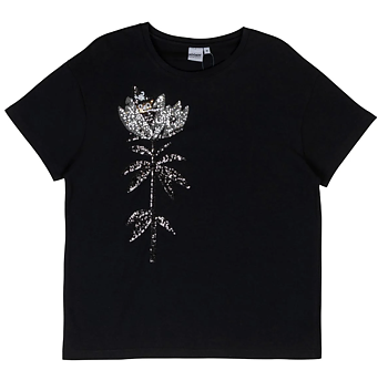 Mumin Dam T-shirt - Förtrollning svart