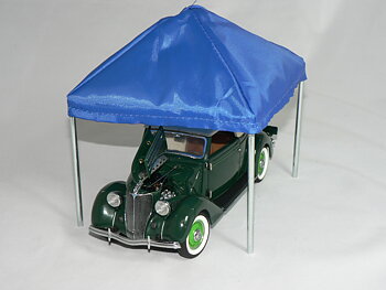 Tält Skala 1:24 American Diorama   ( Bil ingår ej )