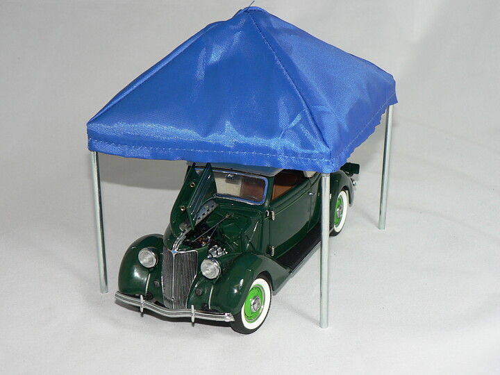 Tält Skala 1:24 American Diorama   ( Bil ingår ej )