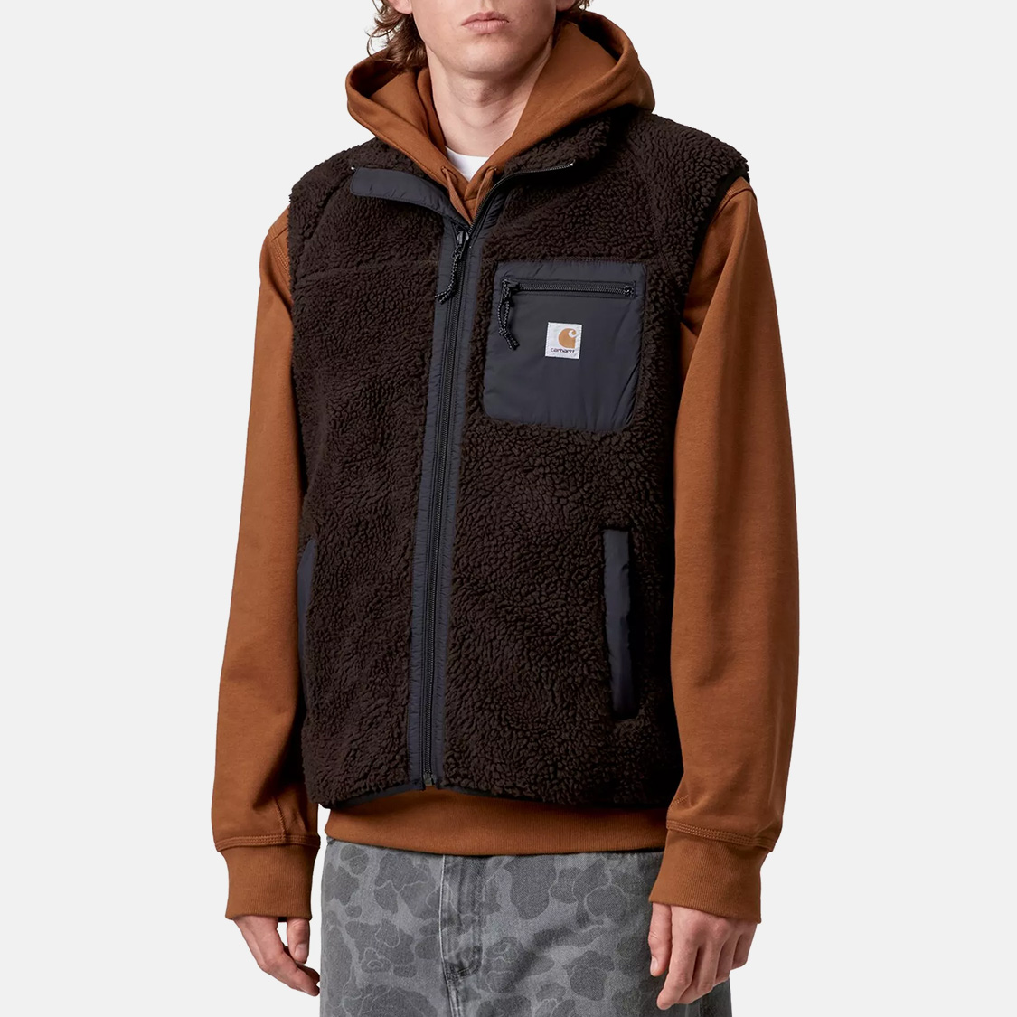 Carhartt WIP - Prentis Vest Liner Palisander/Black