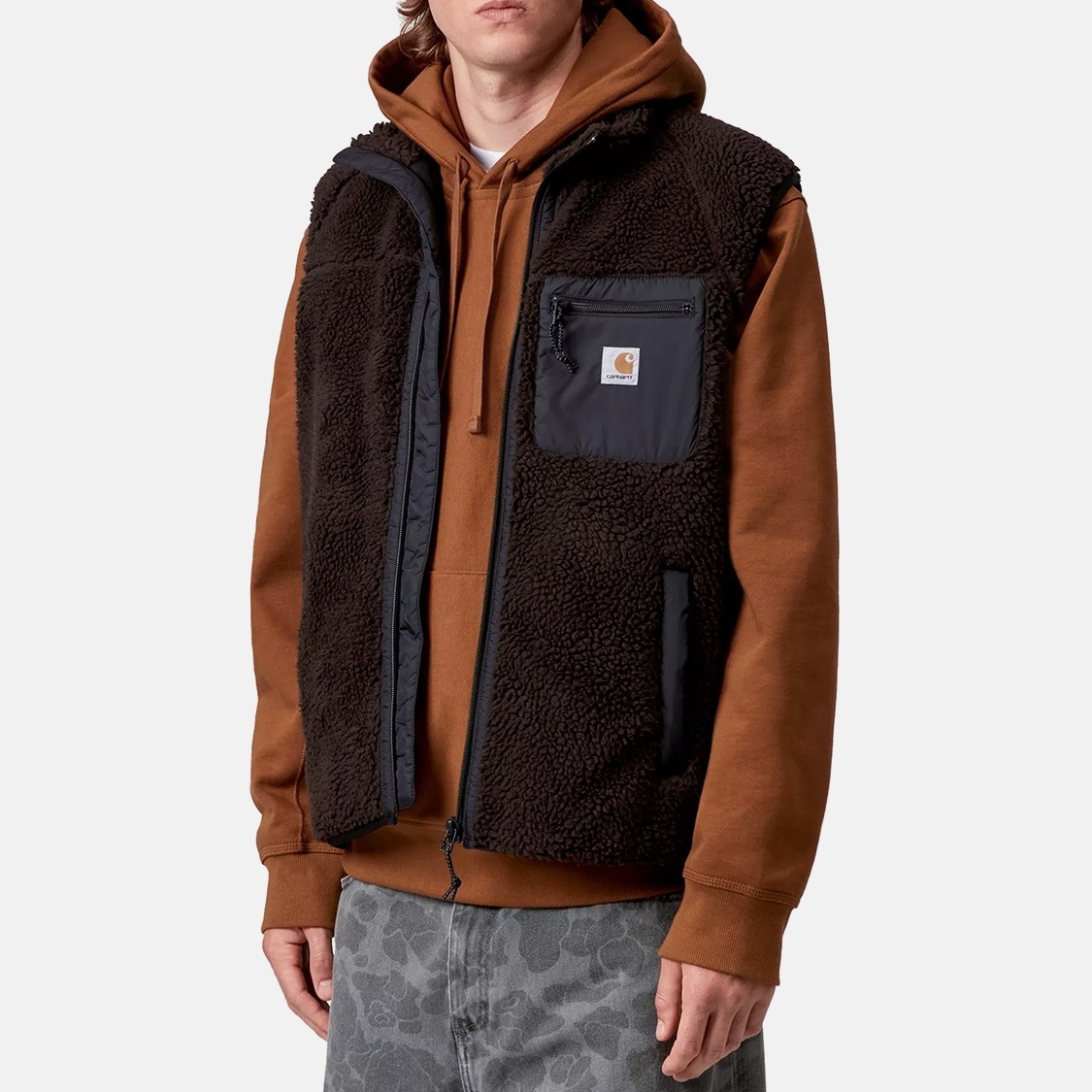 Carhartt WIP - Prentis Vest Liner Palisander/Black - 2