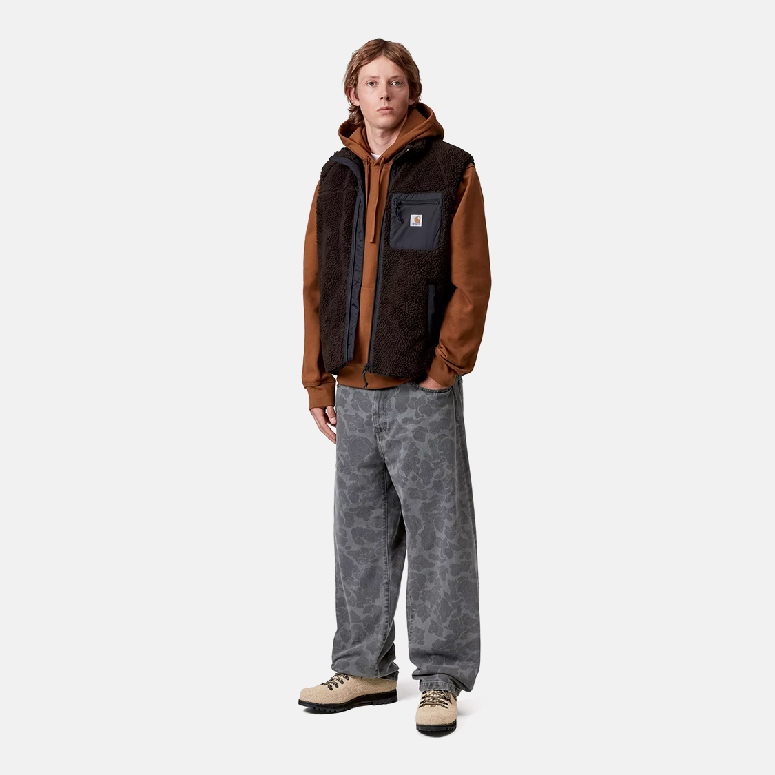 Carhartt WIP - Prentis Vest Liner Palisander/Black - 4