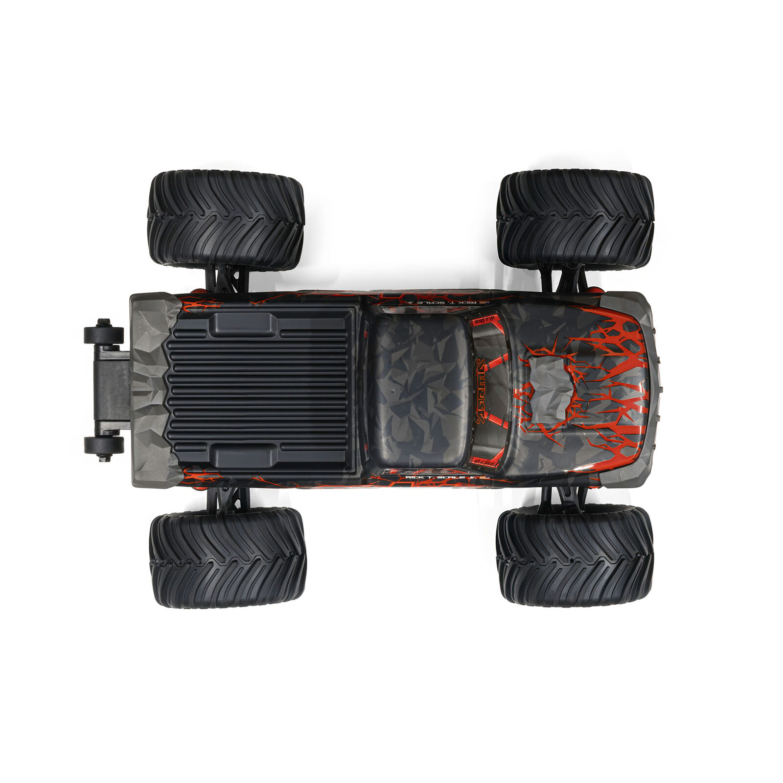 Arrma 1/16 QUAKE GROM 4X4 RTR Brushed Monster Truck (Battery & Charger Included), Red - 9