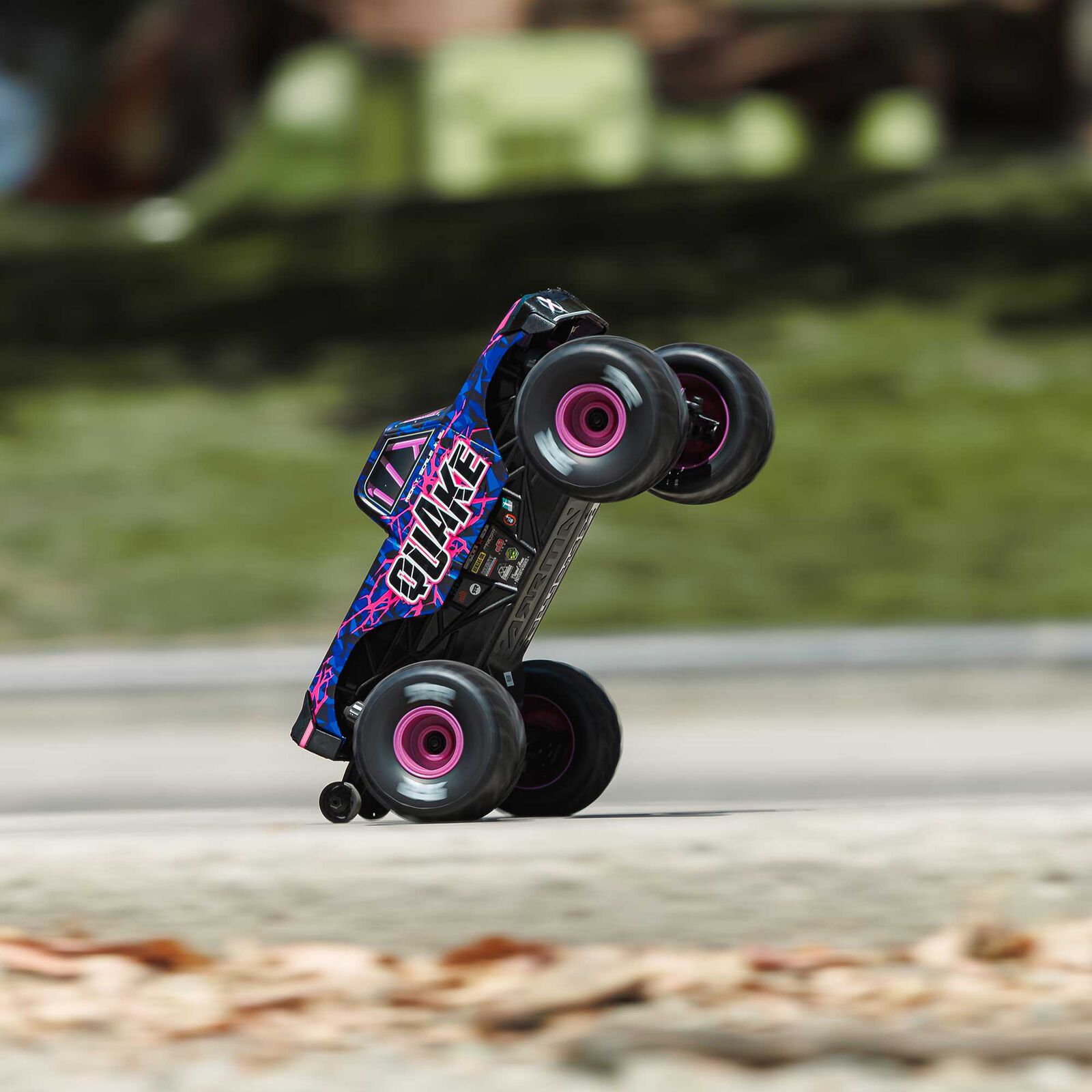 Arrma 1/16 QUAKE GROM 4X4 RTR Brushed Monster Truck (Battery & Charger Included), Purple - 12