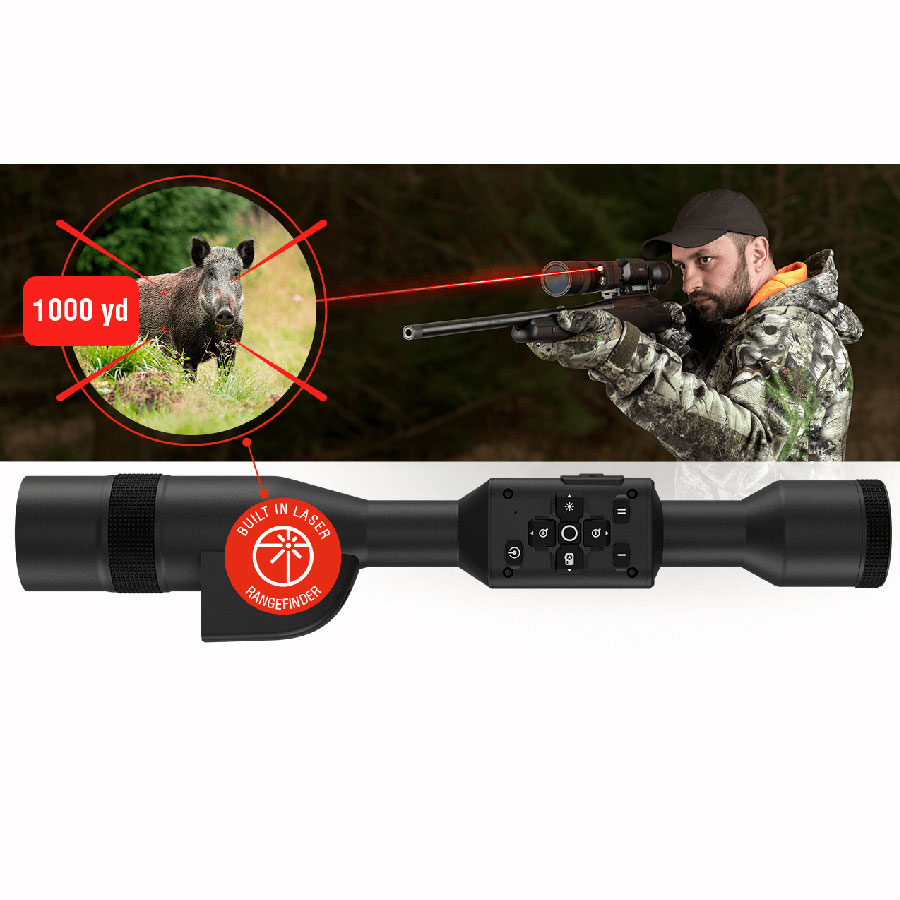 ATN X-Sight 5 LRF, 5-25x Digitalt Dag & Nattsikte - 2