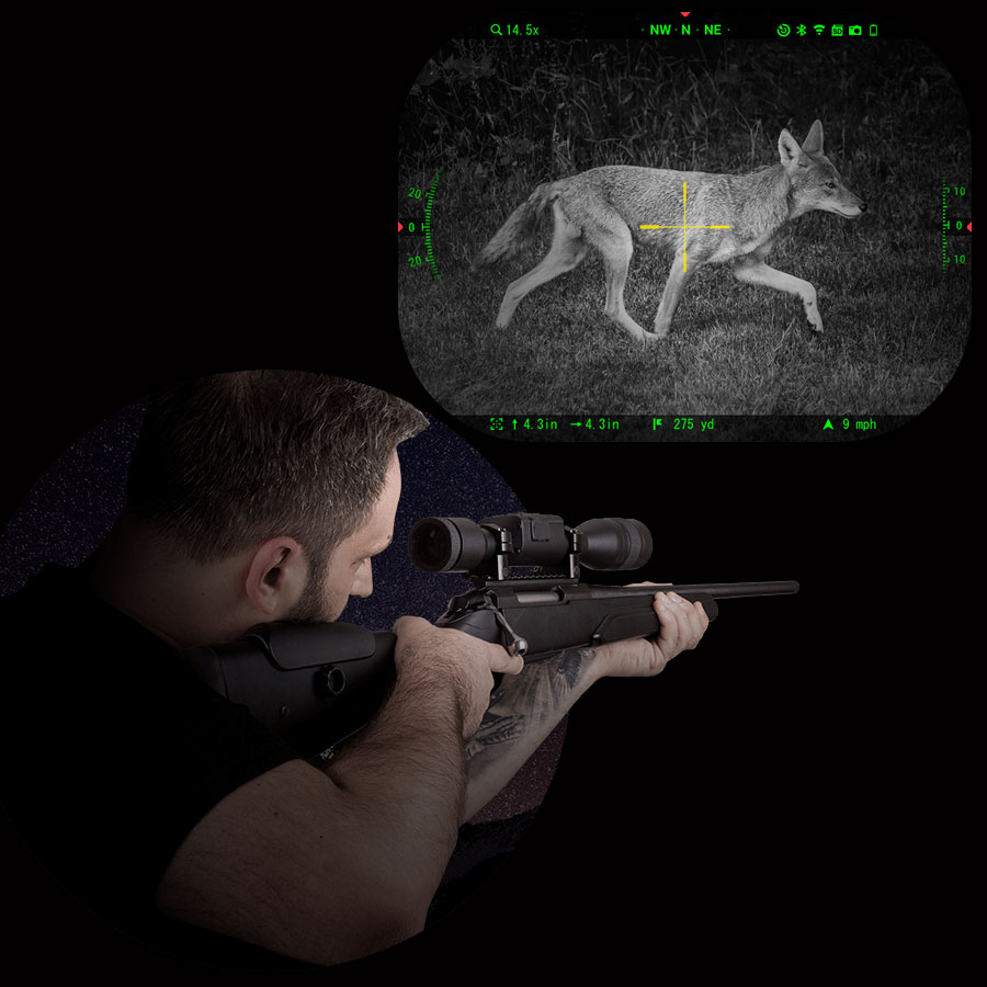 ATN X-Sight 5 LRF, 5-25x Digitalt Dag & Nattsikte - 4