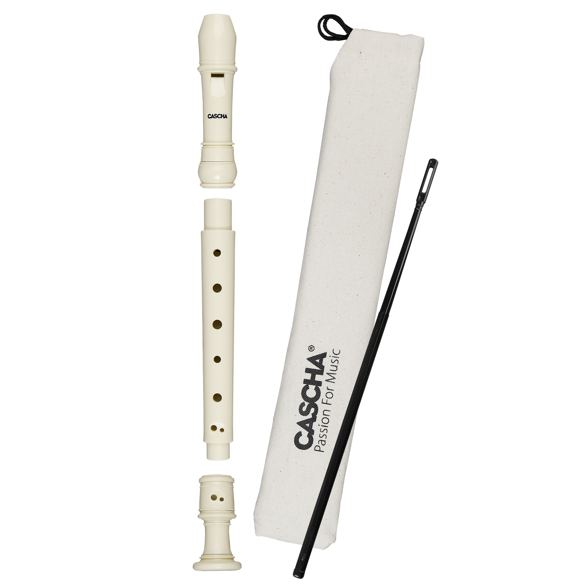 CASCHA EH-3909 Plastic recorder, Baroque fingering