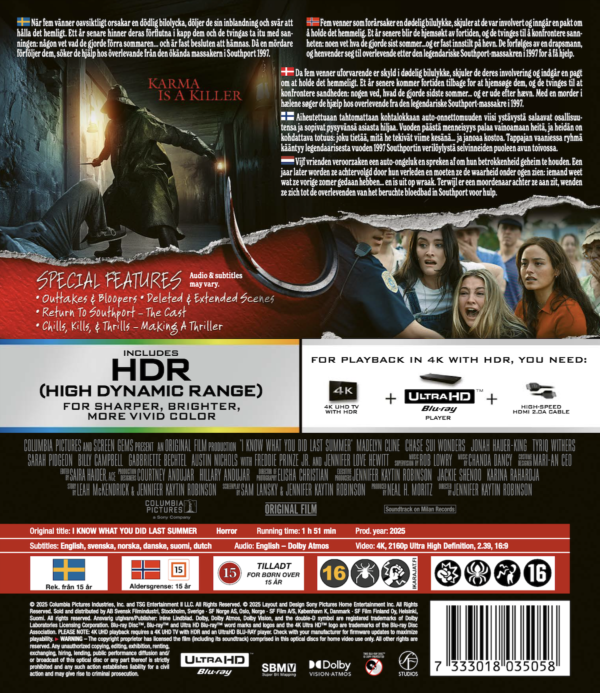 I Know What You Did Last Summer (2025) (4K Ultra HD) - 2