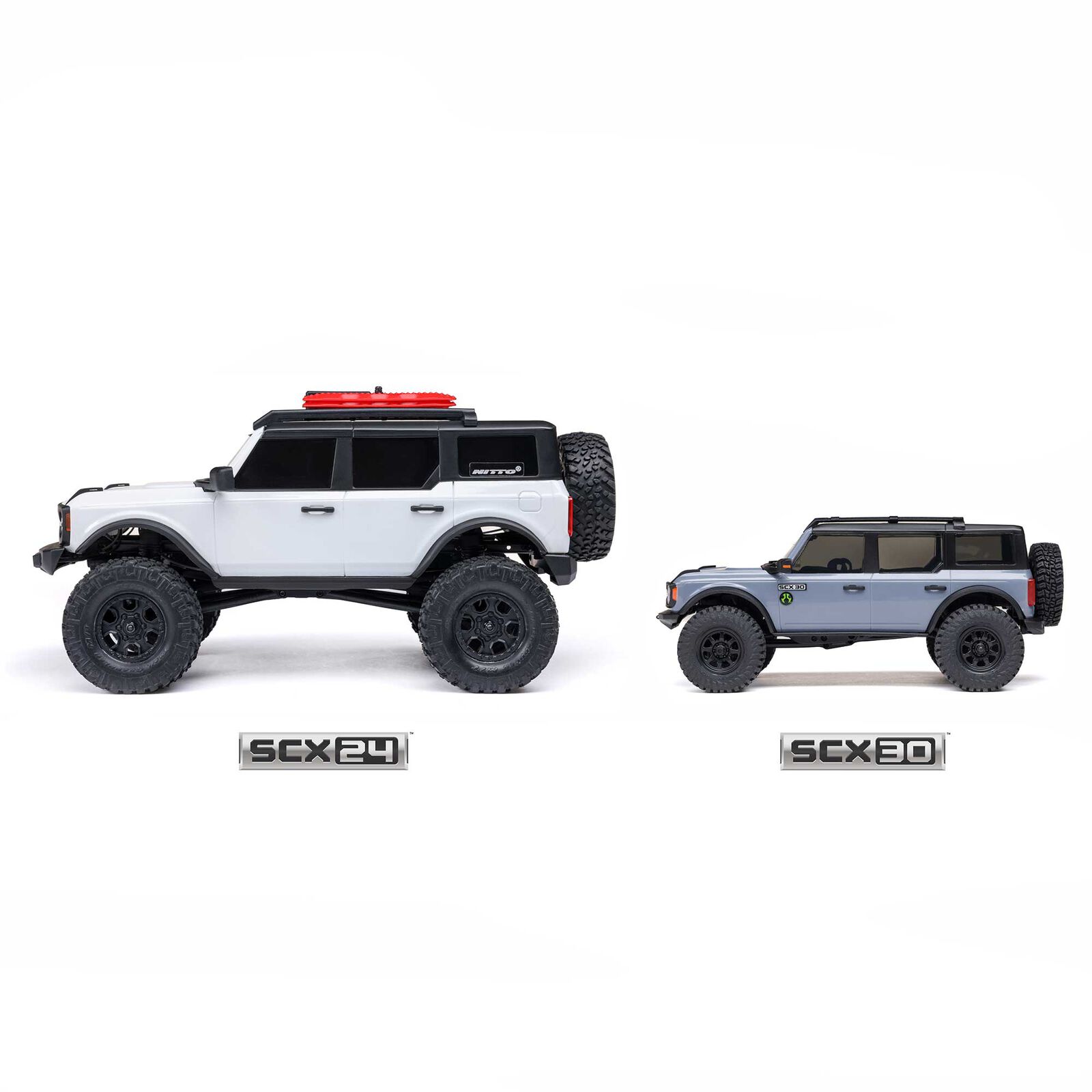 Axial 1/30 SCX30 Ford Bronco 4X4 RTR Brushed Rock Crawler (Battery & Charger Included), Gray - 26
