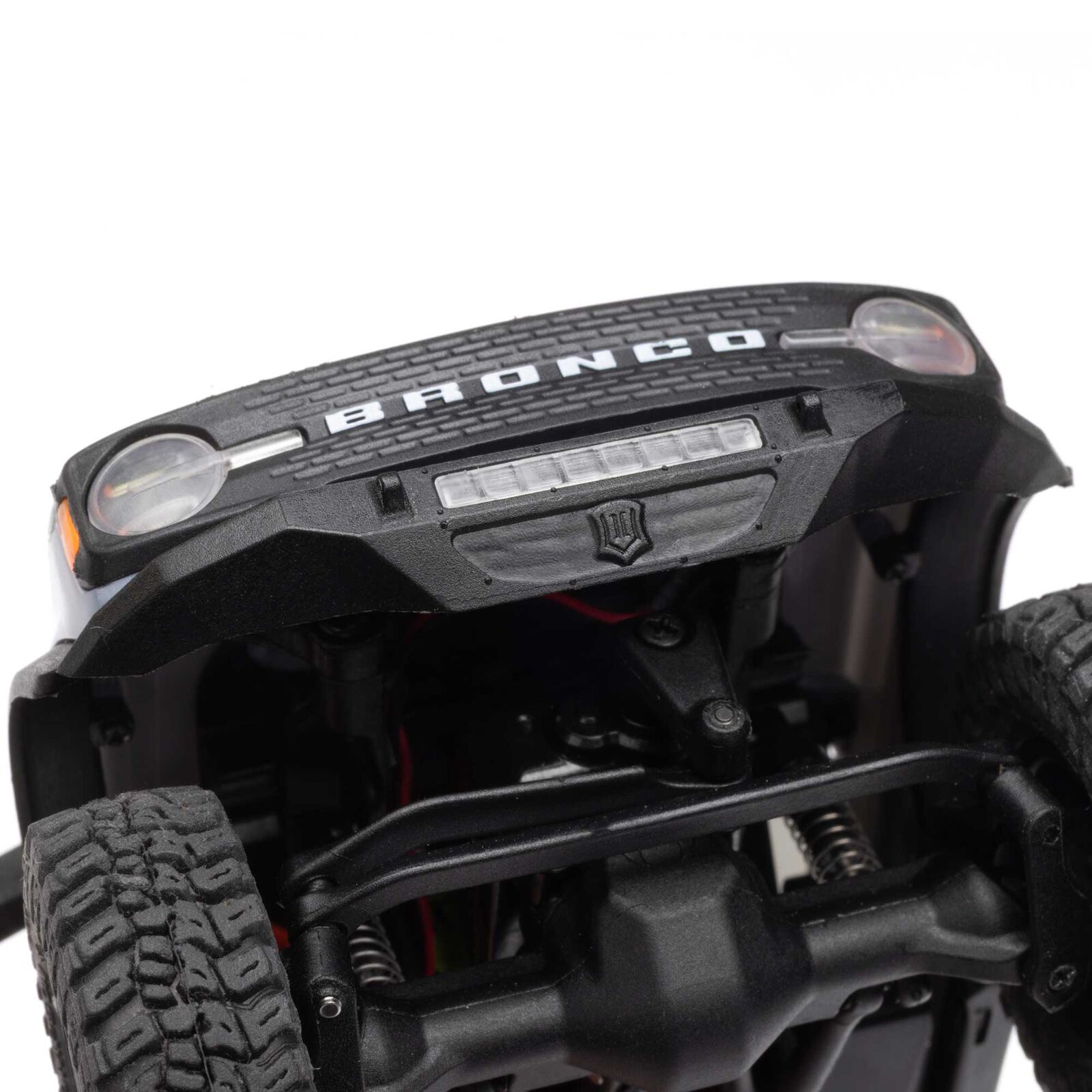 Axial 1/30 SCX30 Ford Bronco 4X4 RTR Brushed Rock Crawler (Battery & Charger Included), Gray - 7