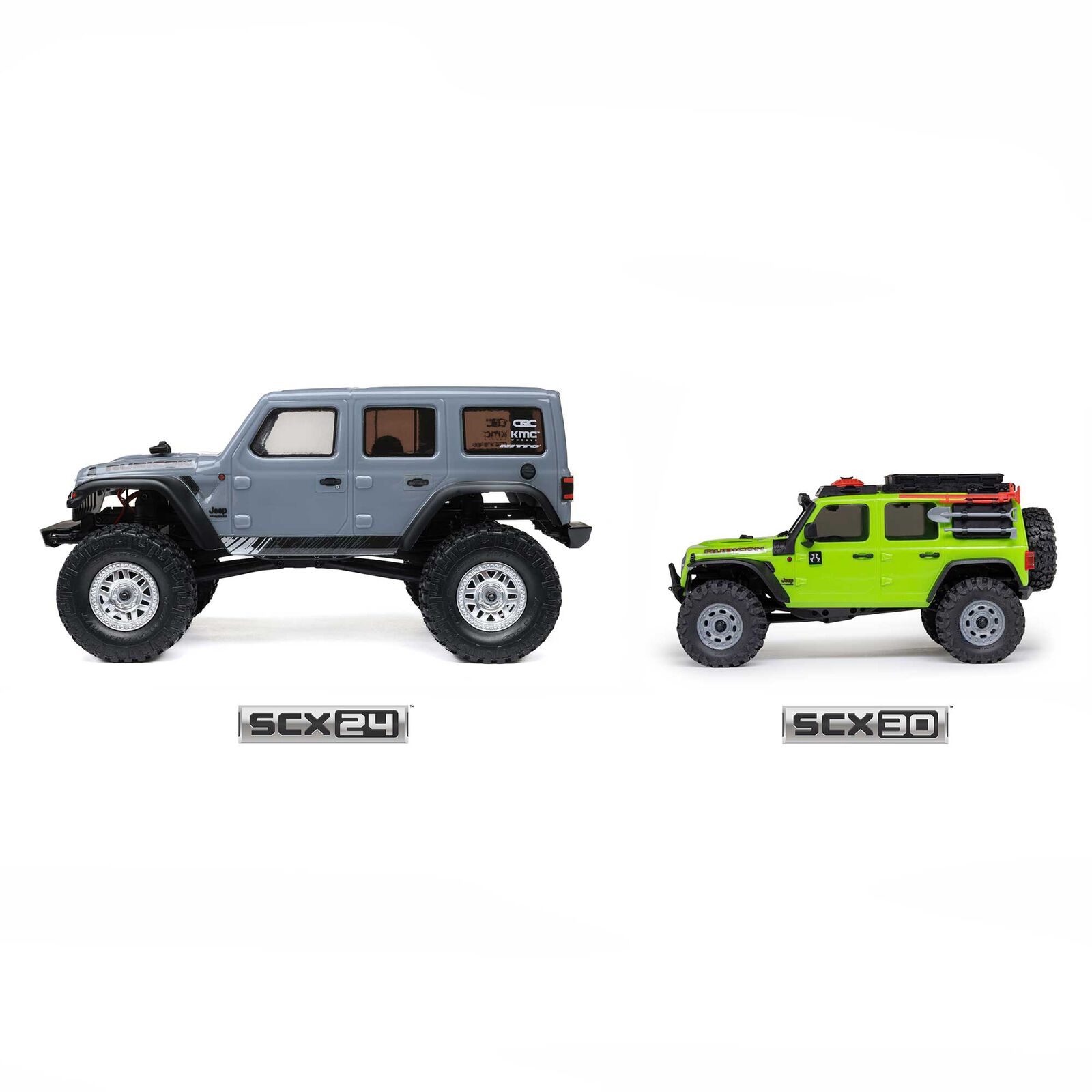 Axial 1/30 SCX30 Jeep Wrangler JLU 4X4 RTR Brushed Rock Crawler (Battery & Charger Included), White - 7