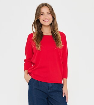 Saint Tropez- Mila tröja chinese red