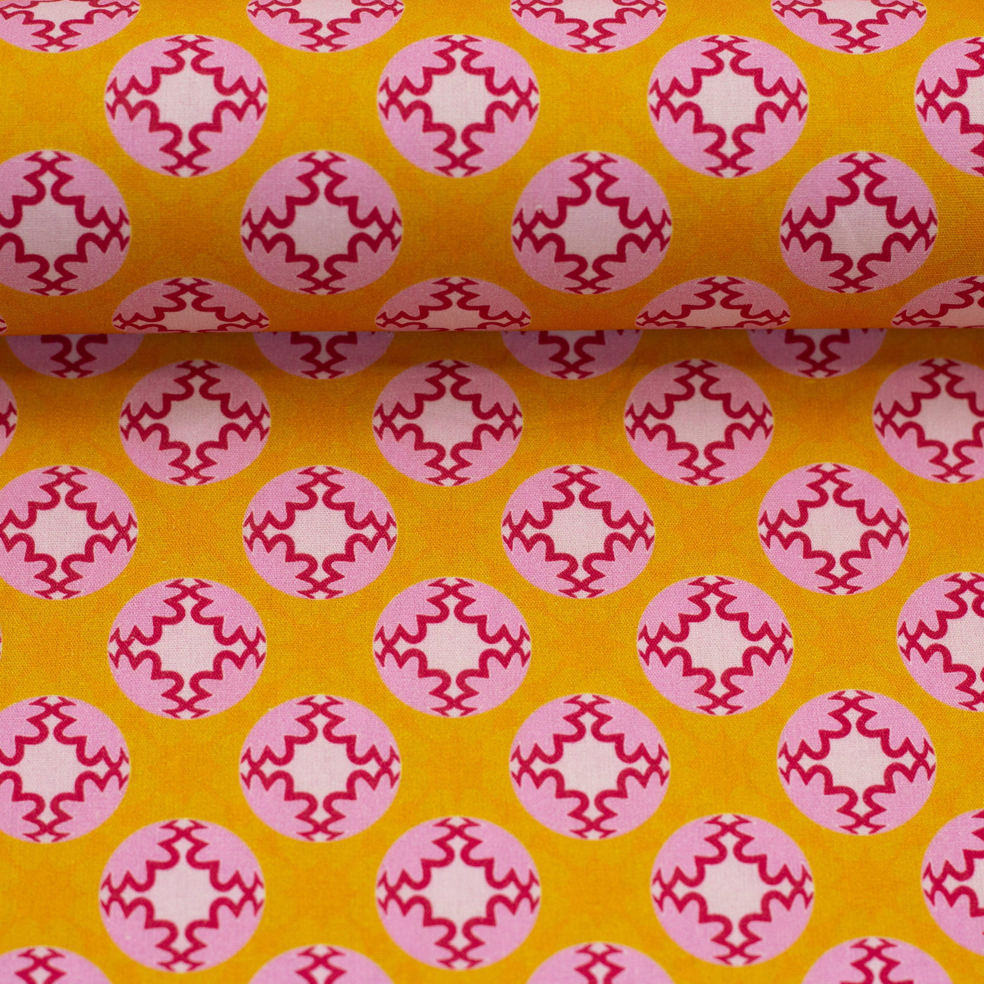 Gulrosa Poplin
