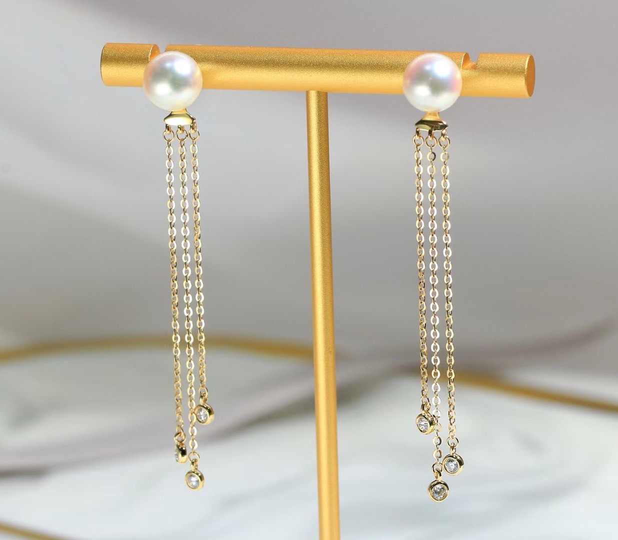 Alisa Aretes de perlas - 3