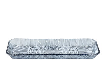 BITZ Kusintha Serveringsfat rektangulärt 38 x 14 x 3 cm Blå