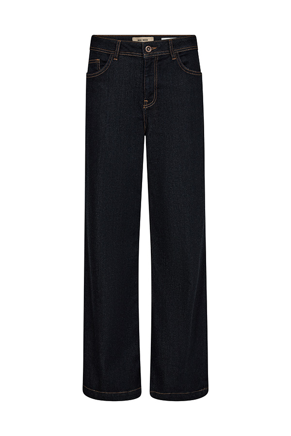 Mos Mosh - MMDara Deluxe Jeans Dark Blue 32 tums benlängd - 3