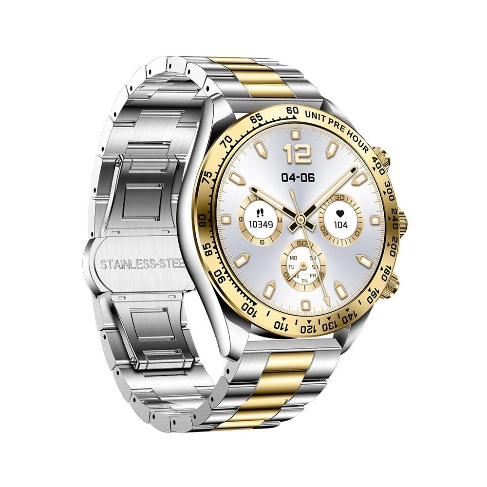 Philippe Palmer Smart Watch LP89 AMOLED Silver Gold Steel - 3