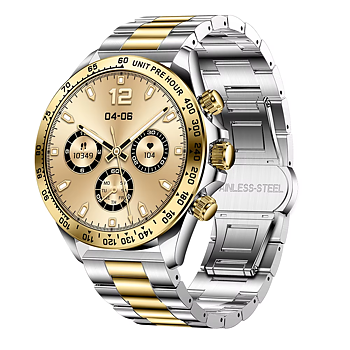 Philippe Palmer Smart Watch LP89 AMOLED Silver Gold Steel
