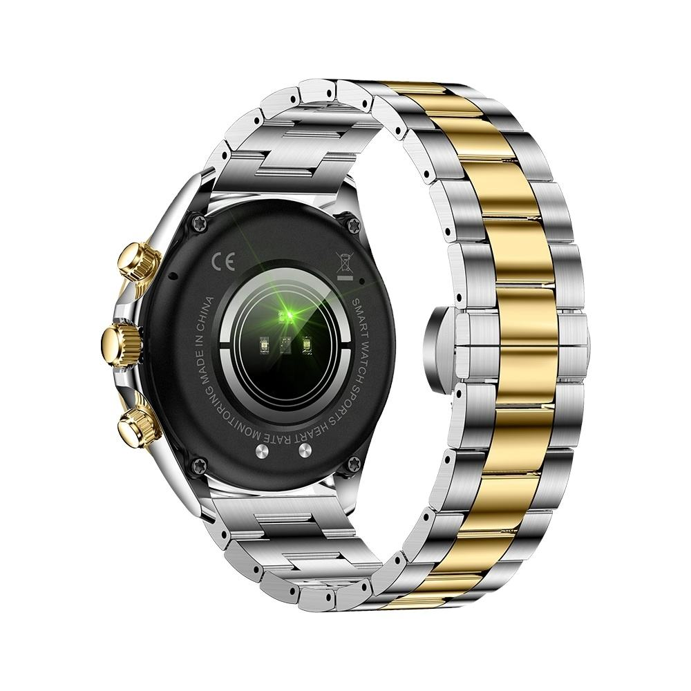 Philippe Palmer Smart Watch LP89 AMOLED Silver Gold Steel - 4